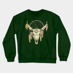 Magical Dream Catcher Skull Crewneck Sweatshirt